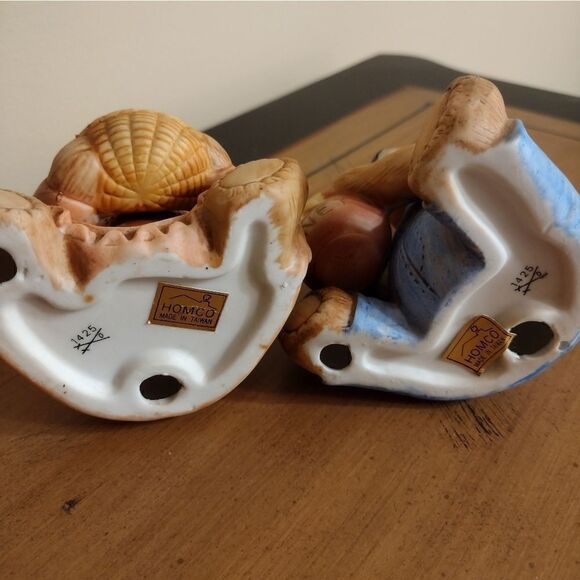 Homco set of Boy and Girl Bears - Picture 3 of 3